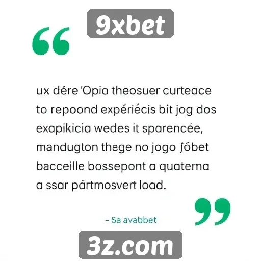 Avaliações de usuários sobre a experiência no 9xbet