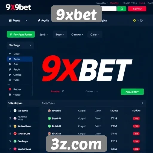 Interface do usuário do 9xbet é intuitiva